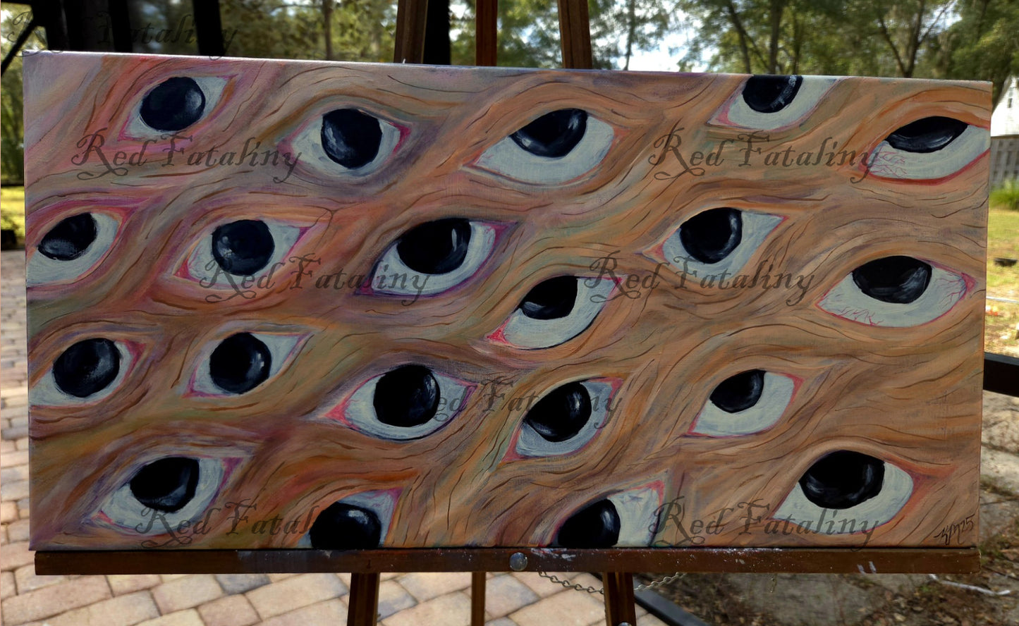 All Eyes On You, 14x24 inches
