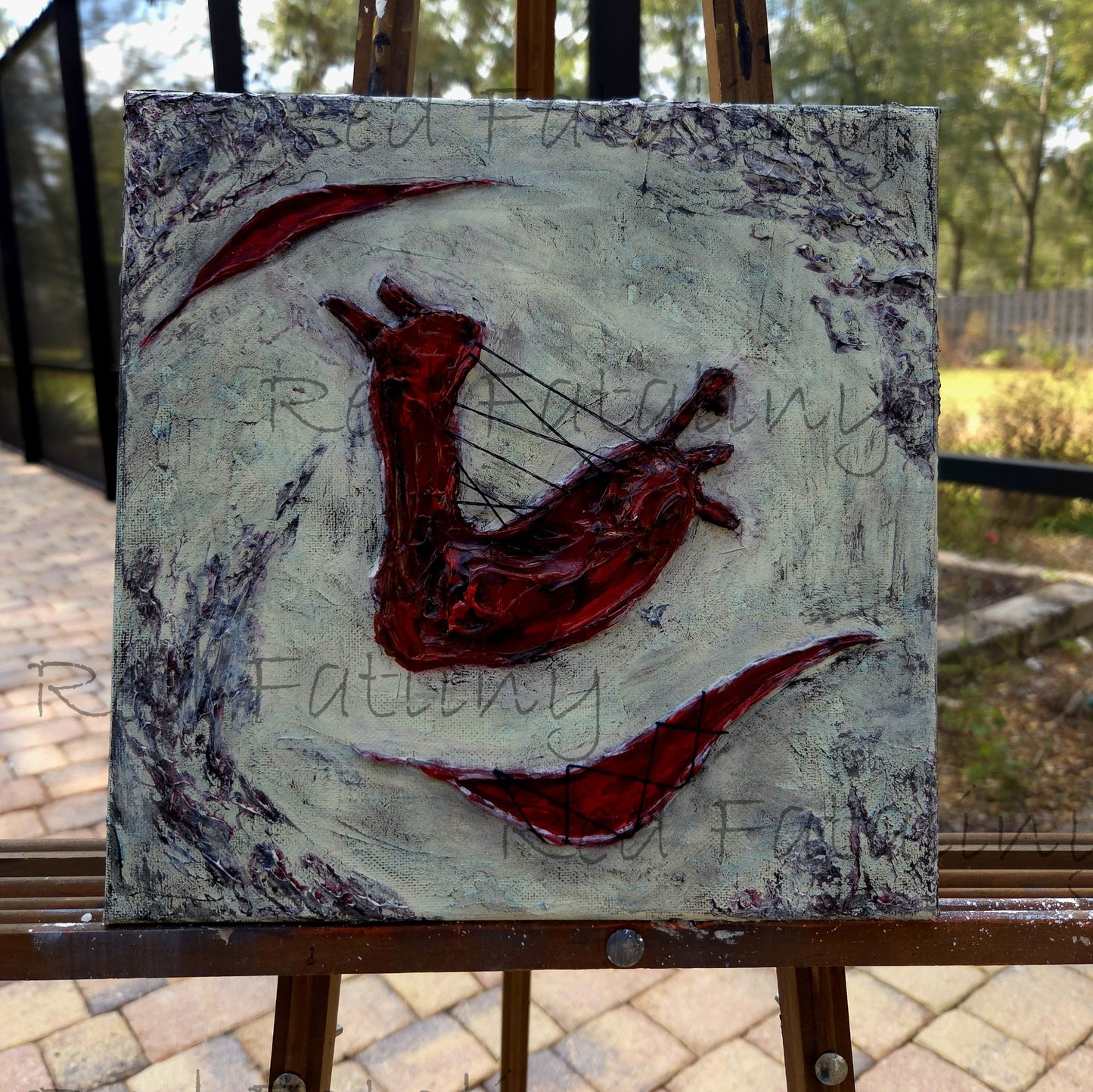 Broken Heart, 10x10inches