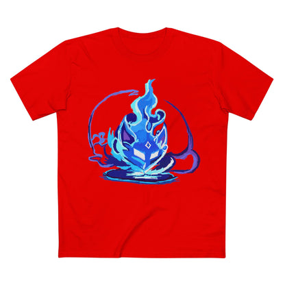Sacred Fox Celestial Blue Mask T-Shirt