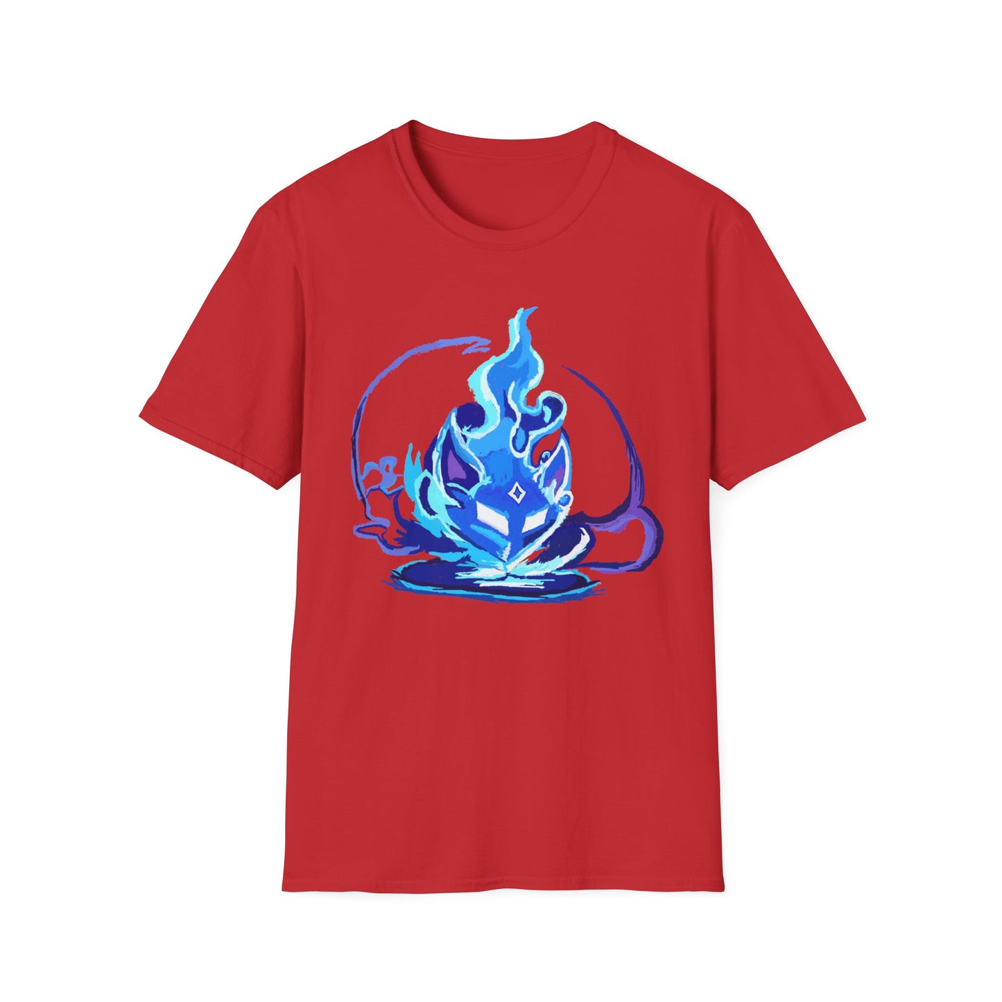 Sacred Fox Celestial Blue Mask T-Shirt