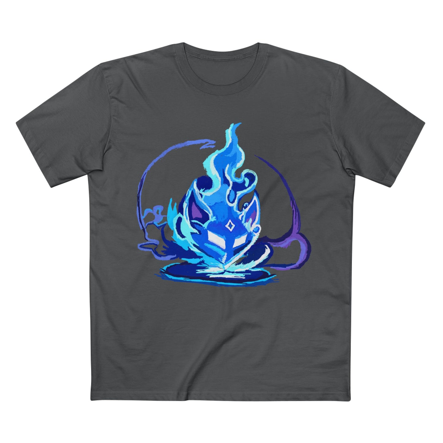 Sacred Fox Celestial Blue Mask T-Shirt