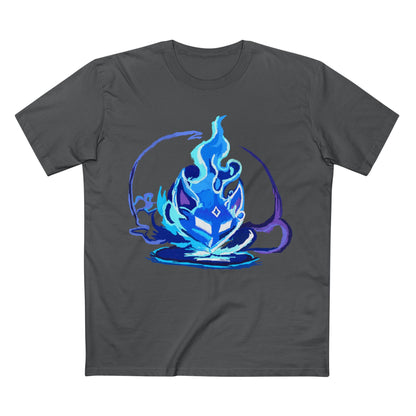 Sacred Fox Celestial Blue Mask T-Shirt
