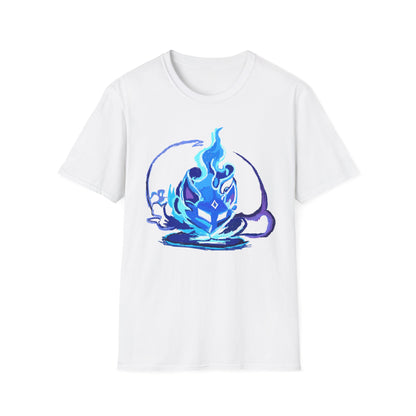 Sacred Fox Celestial Blue Mask T-Shirt