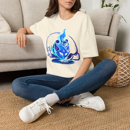 Sacred Fox Celestial Blue Mask T-Shirt