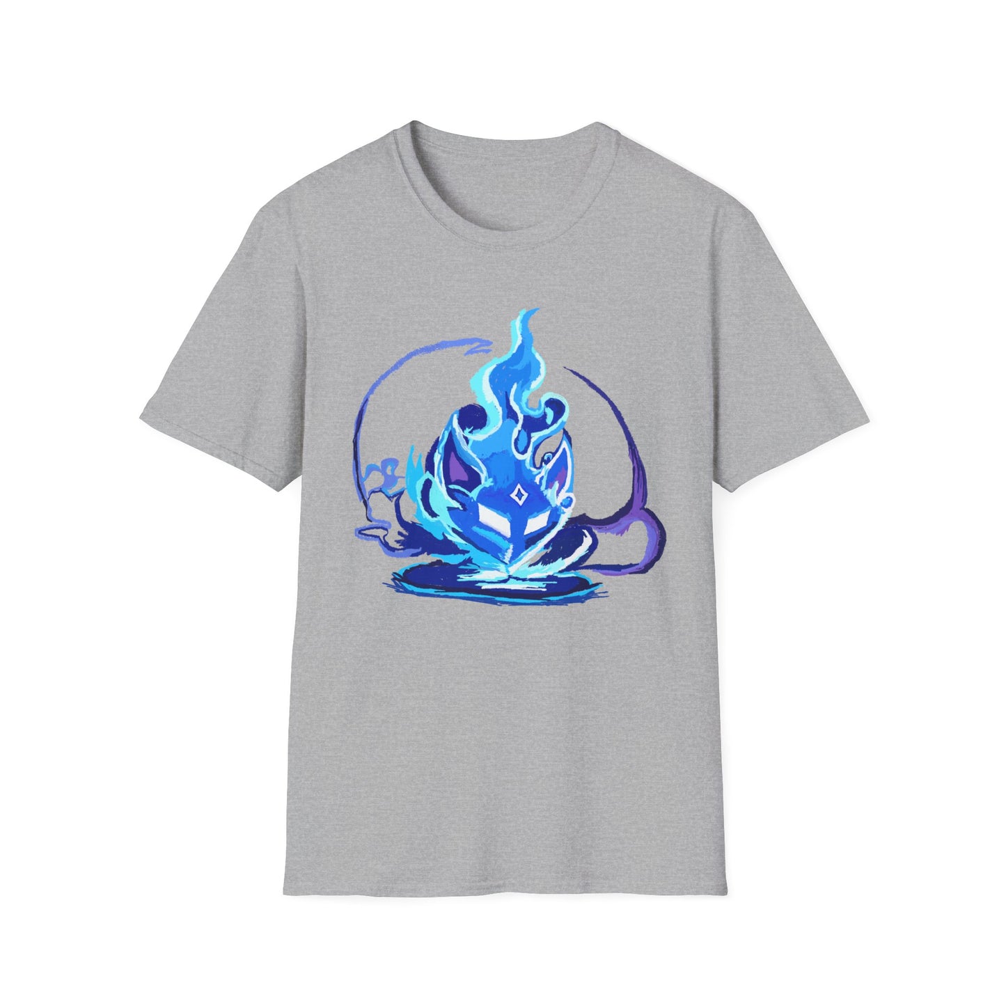 Sacred Fox Celestial Blue Mask T-Shirt