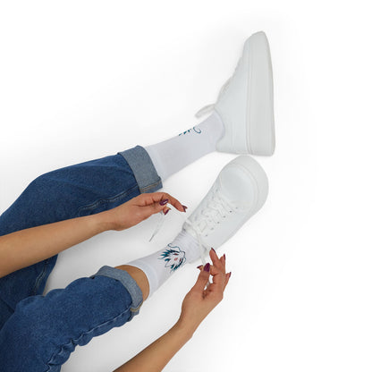 Sea Leviathan Socks — Lightweight Printed Crew Socks