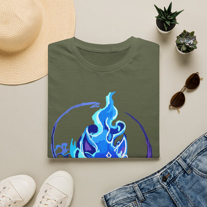 Sacred Fox Celestial Blue Mask T-Shirt