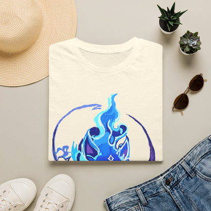 Sacred Fox Celestial Blue Mask T-Shirt