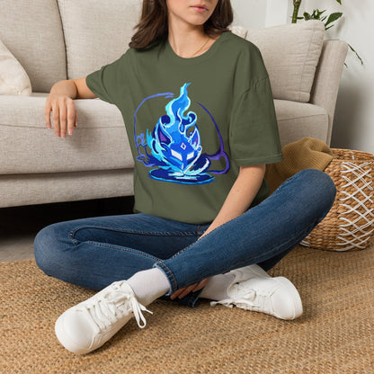 Sacred Fox Celestial Blue Mask T-Shirt