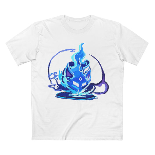 Sacred Fox Celestial Blue Mask T-Shirt