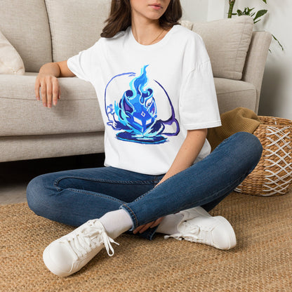 Sacred Fox Celestial Blue Mask T-Shirt