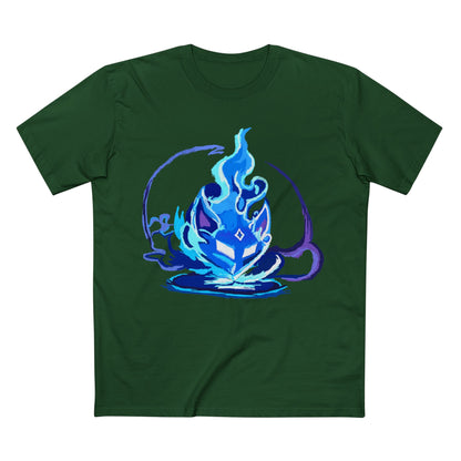 Sacred Fox Celestial Blue Mask T-Shirt