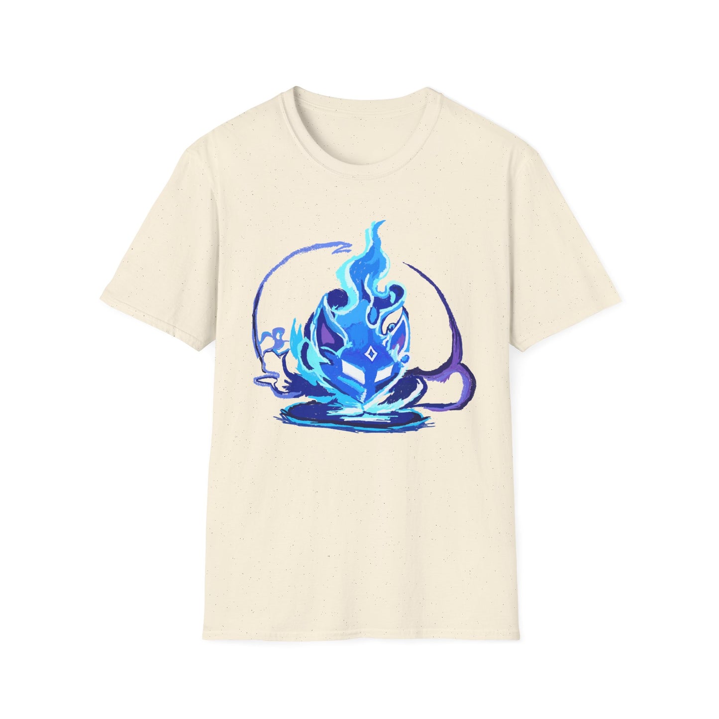 Sacred Fox Celestial Blue Mask T-Shirt