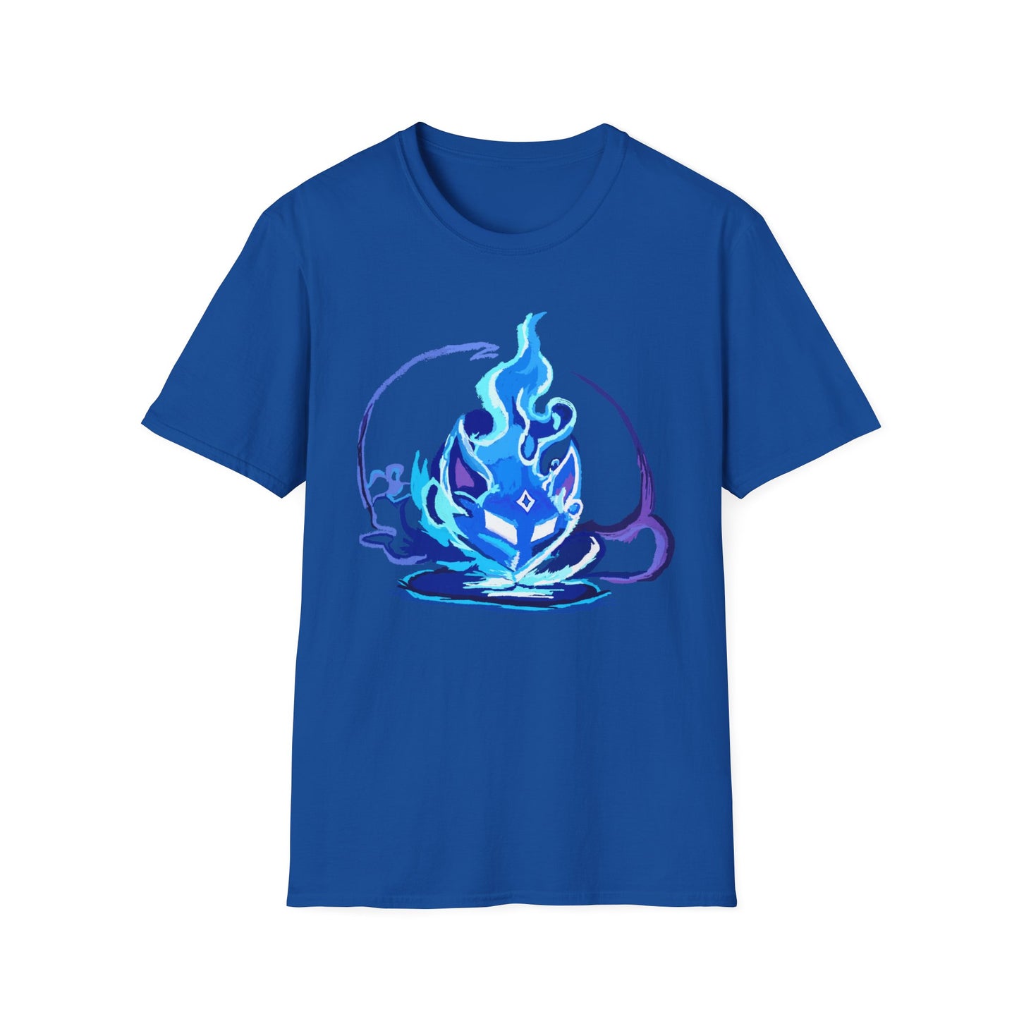 Sacred Fox Celestial Blue Mask T-Shirt