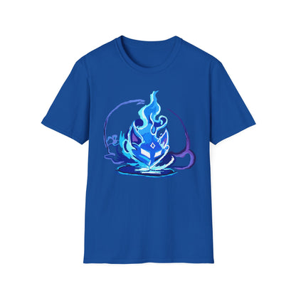 Sacred Fox Celestial Blue Mask T-Shirt