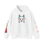 Sacred Fox Collection Hoodie with Cherry Blossoms Unisex Sweatshirt
