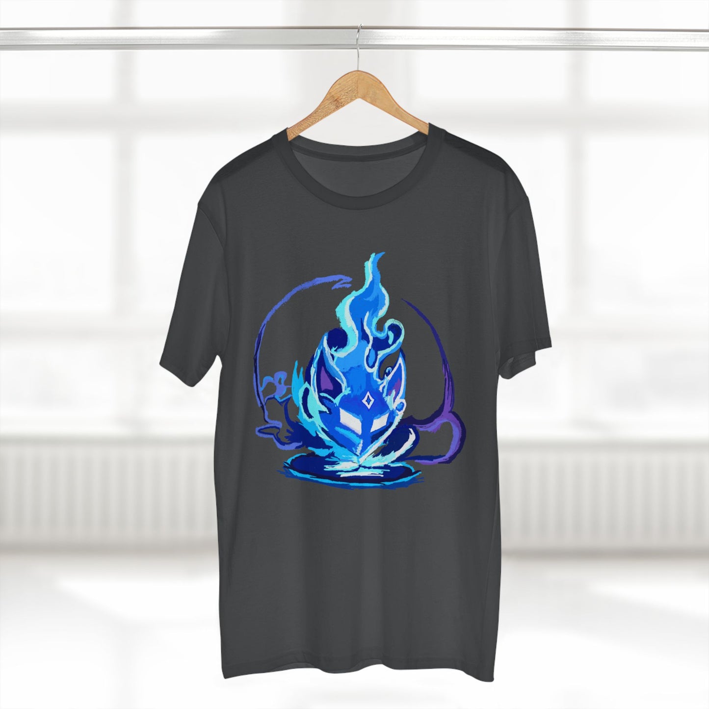 Sacred Fox Celestial Blue Mask T-Shirt