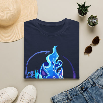 Sacred Fox Celestial Blue Mask T-Shirt