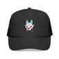 Fox Cap — Mystical Kitsune Mask Embroidered Mesh Hat