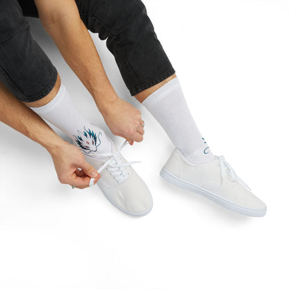 Sea Leviathan Socks — Lightweight Printed Crew Socks