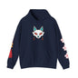 Sacred Fox Collection Hoodie with Cherry Blossoms Unisex Sweatshirt