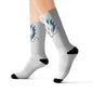 Sea Leviathan Socks — Lightweight Printed Crew Socks