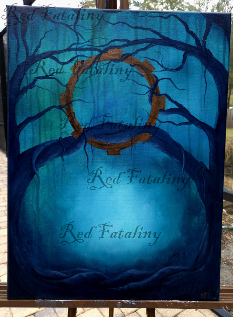 Intertwined, 18x24 inches