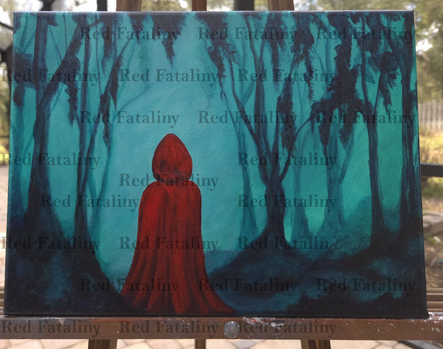 Into the woods, 12x12inches