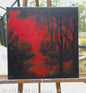 Red Forest, 12x12inches