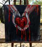 Bleeding Out, 12x12 inches