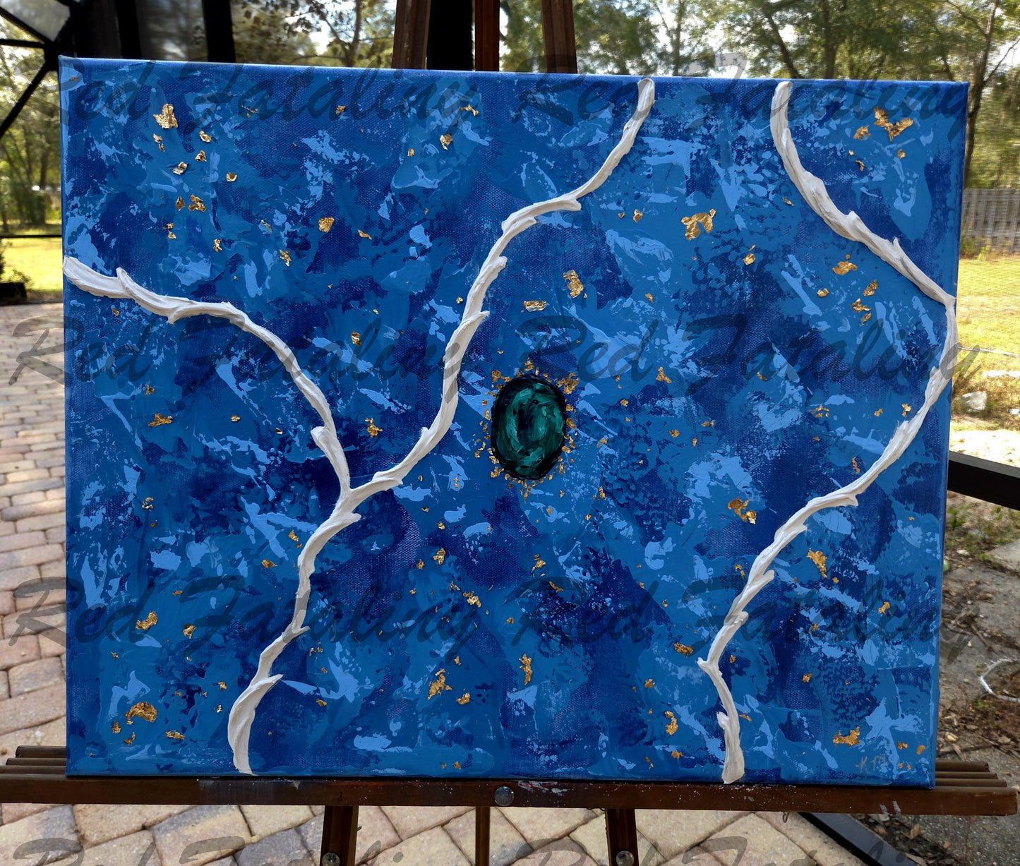 Violet Core, 16x20 inches